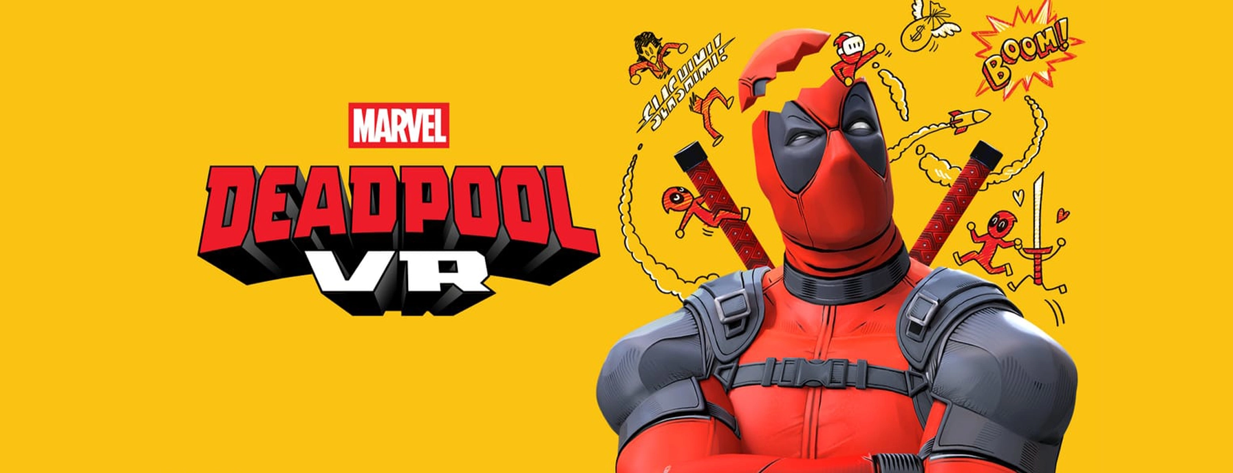 Videojuego de realidad virtual llamado Deadpool