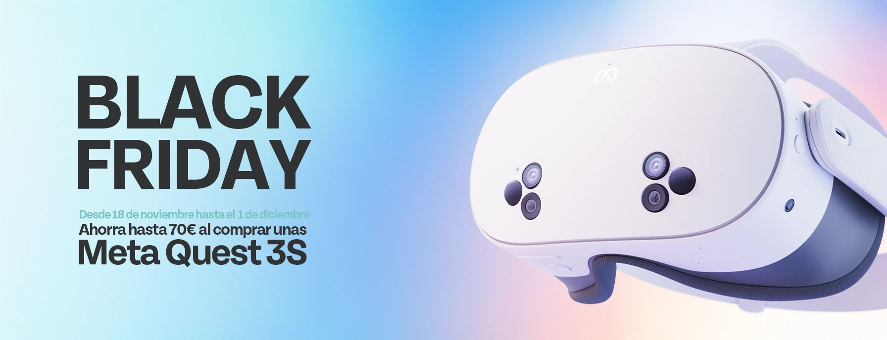 Banner de accesorios de realidad virtual