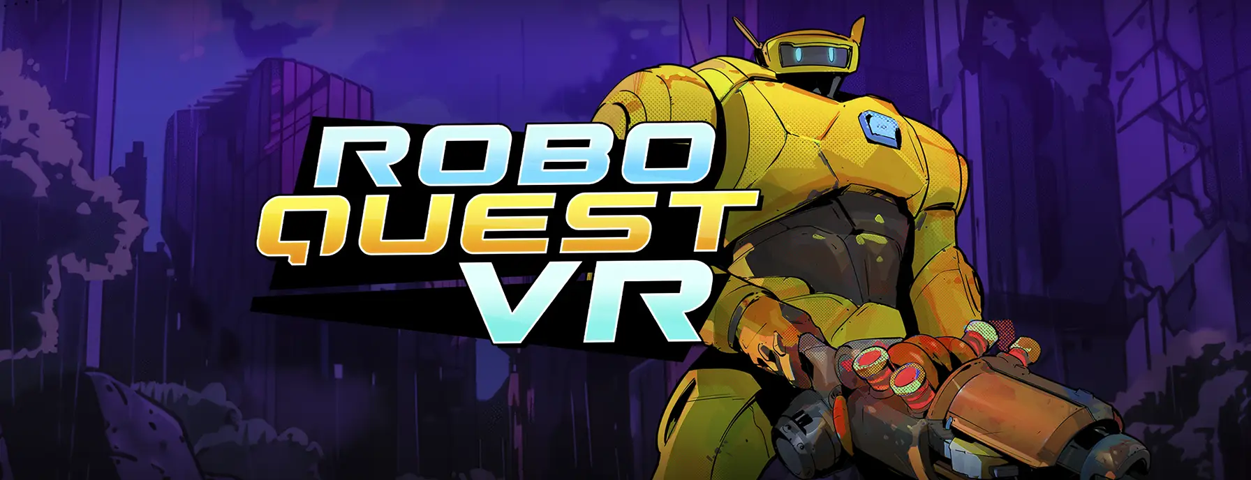 Videojuego de realidad virtual llamado Roboquest VR